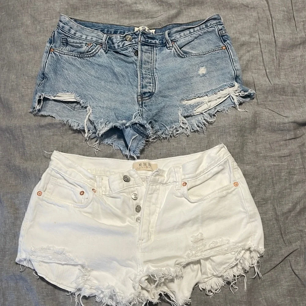 We the free size 28 Jean shorts. 2 pair - Picture 1 of 5